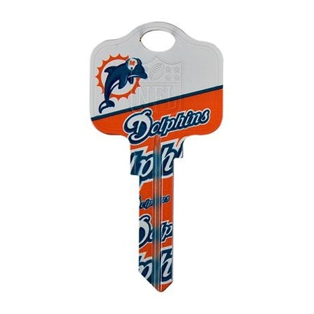 Kaba Ilco KW1 Dolphins Team Key KCKW1-NFL-DOLPHINS